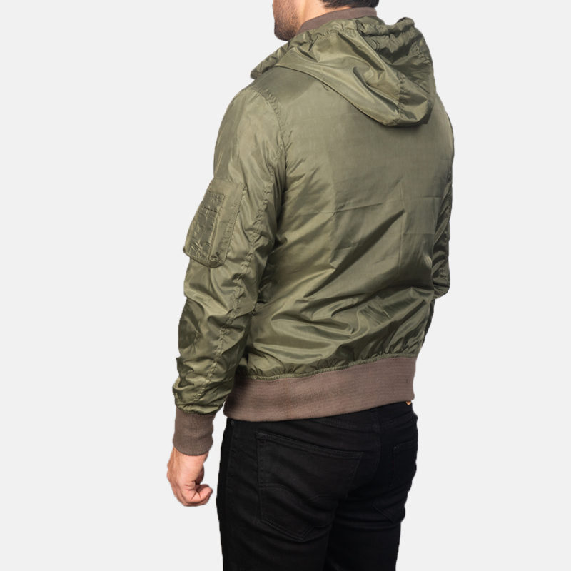 Men’s Green Hooded Jacket