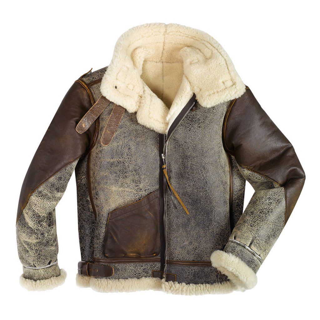 OLD JOE ALPACA SHEARING AVIATOR JACKET - ブルゾン