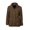 Shooting Field Brown Coat For Women