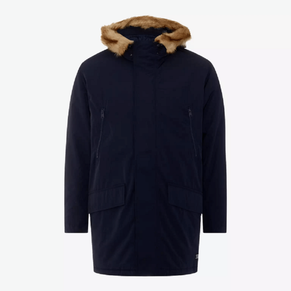 Men's Navy Blue Woodside Parka Jacket
