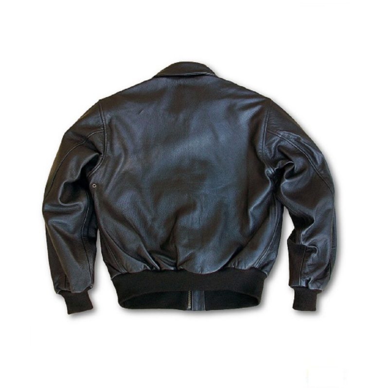 Mens goatskin Leather A-2 Bomber Jacket