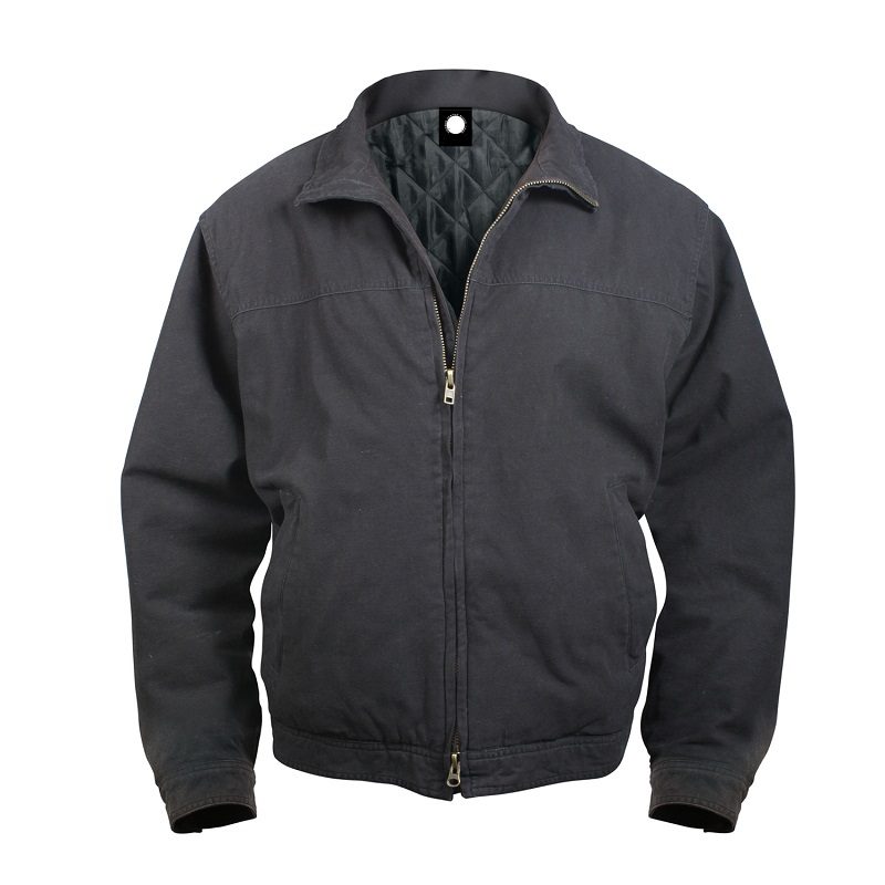 Men's Concealed Carry Blue Textile Jacket
