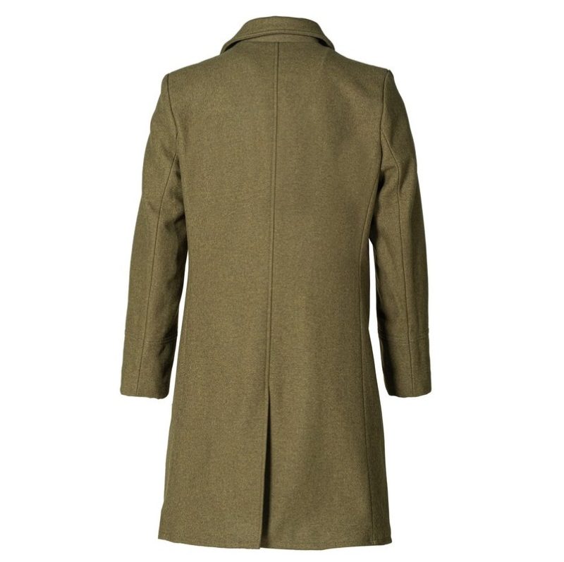 Single Breasted Officer’s Coat Olive-