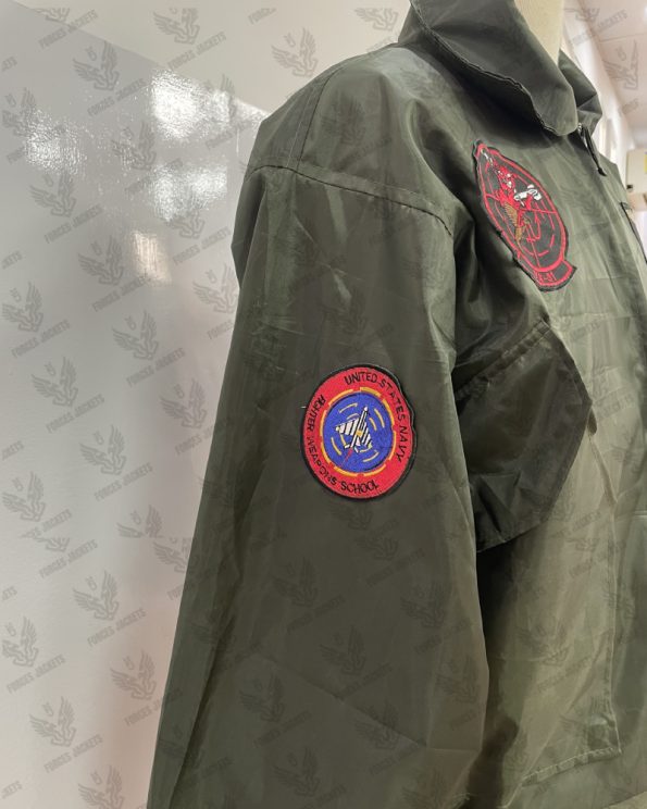 Top Gun Grey Maverick Nomex CWU-36P Flight Jacket For Men