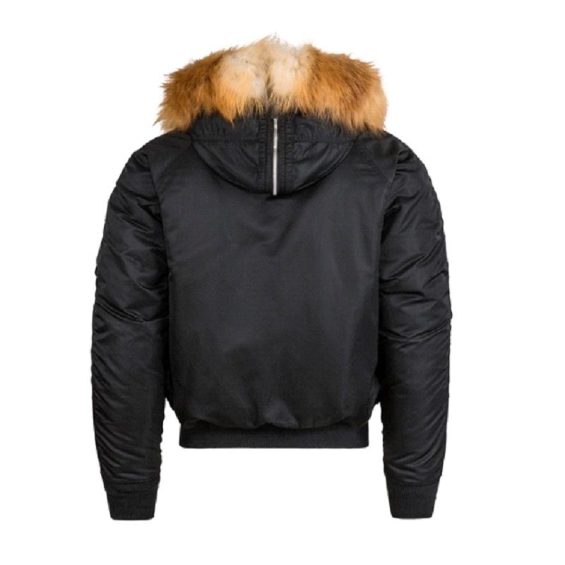 N-2B Alpha Barricade Parka Black Jacket