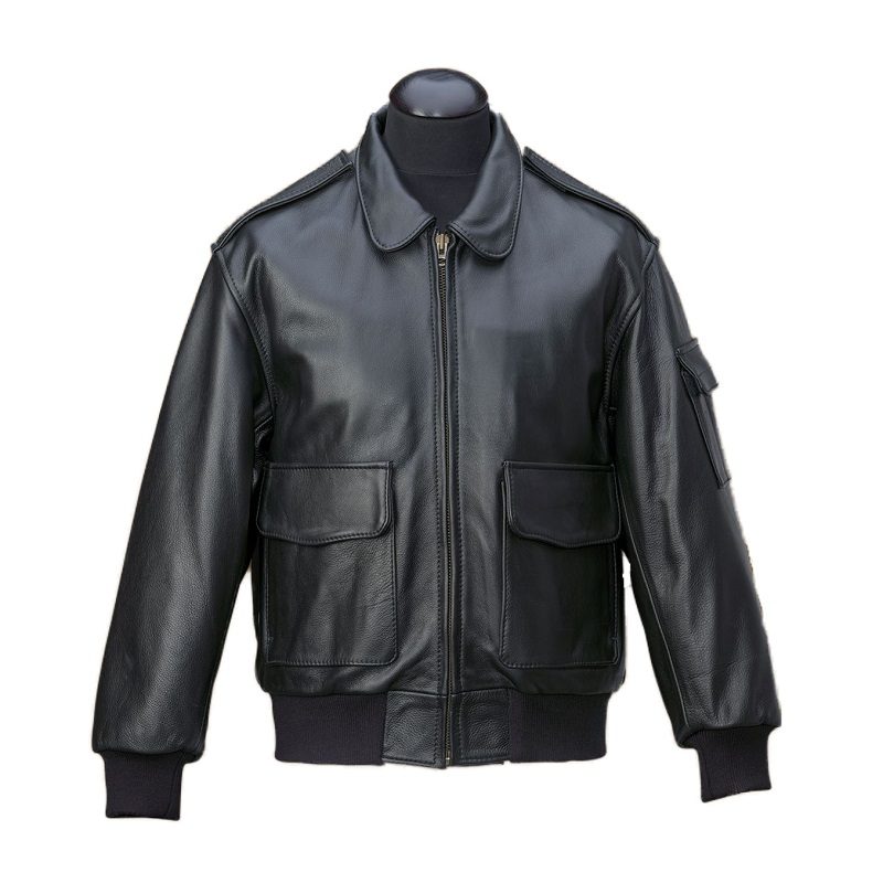 Men's Aviator A-2 Black Tornado Jacket