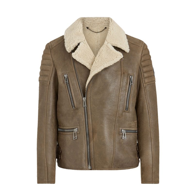 Men's Brown Vintage B-3 Shearling Brown Jacket