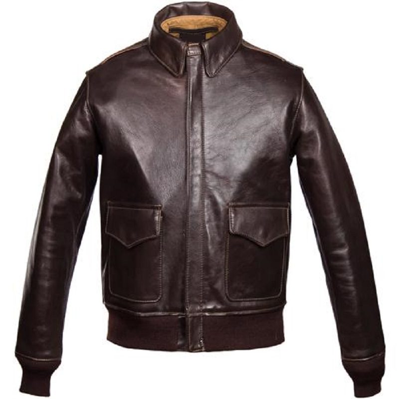Men's Airforce A-2 Bomber Leather Jacket
