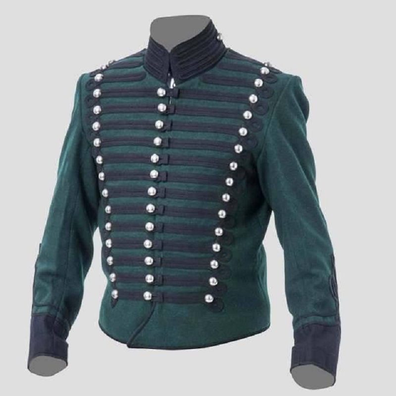 Military Hussar Steampunk Parade Jacket