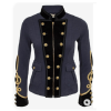 Military Parade Purple and Black Jacket