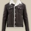 Men Streetstyle Shearling Jacket