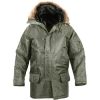 N-3B Sage Green Parka Jacket