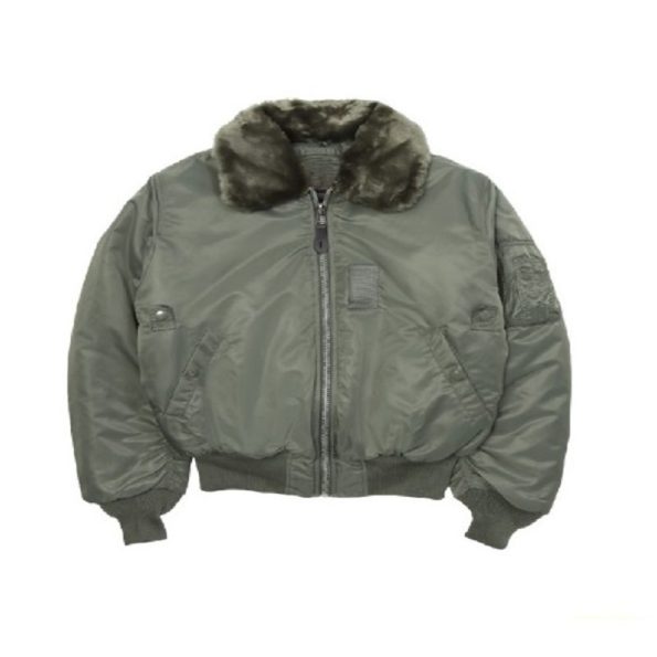 Satin B-15 Green Jacket