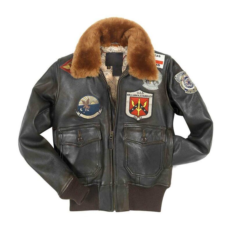 Women's Top Gun Brown Flight Jacket