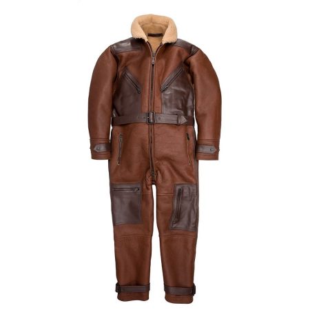 Sheepskin Leather Flight Suit