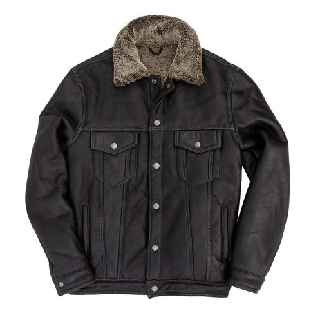 The Sheepskin Trucker Flight Jacket