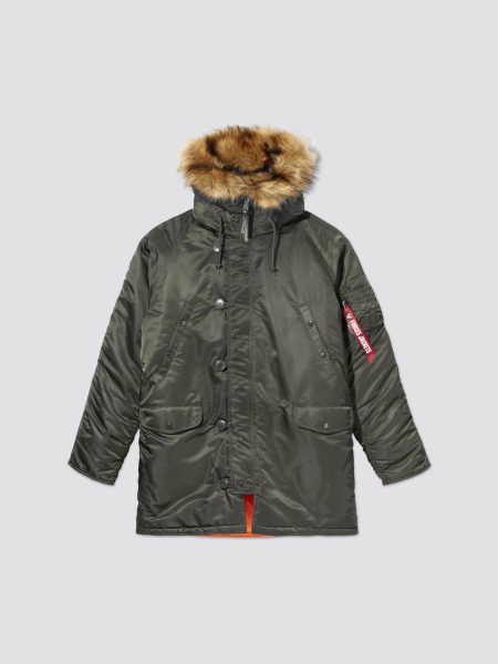N-3B SLIM FIT MEN'S PARKA JACKET