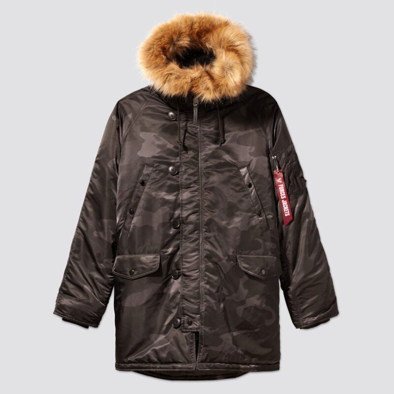 N3B SLIM FIT MEN'S PARKA JACKET FORCES JACKETS