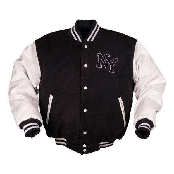 NY Baseball Navy Blue Bomber Jacket