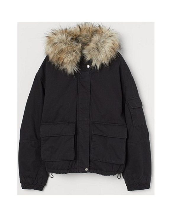 Short Cotton Parka Jacket