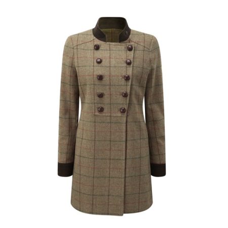 Womens Rosedene Military Tweed Country Coat