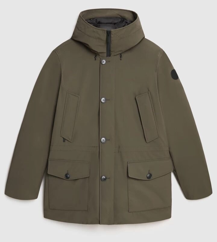 Arctic Stretch Padding Green Parka Jacket