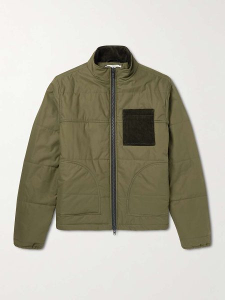 Bembridge Corduroy-Trimmed Padded Shell Jacket