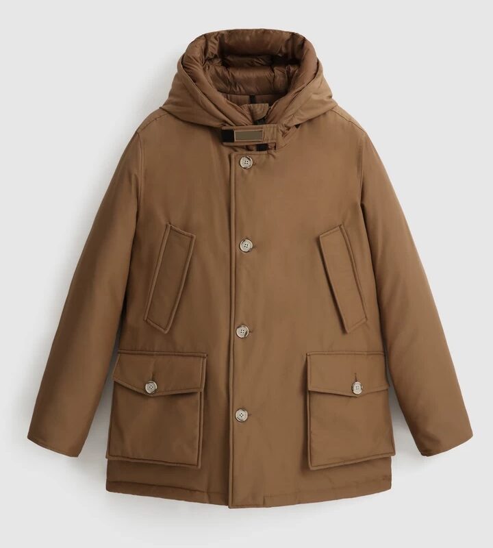 Camel Brown Arctic Parka Jacket