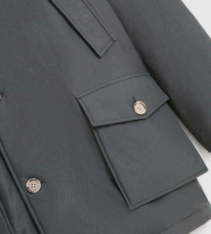 Arctic Grey Parka Men's Jacket