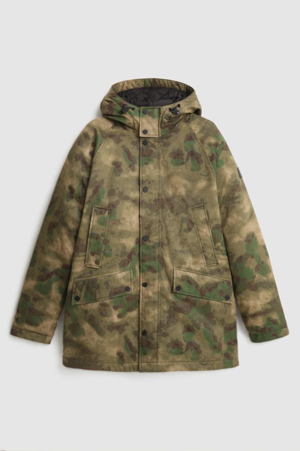 Camou Waxed Cotton Jacket