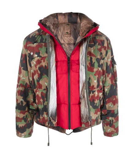 Camouflage Double Layer Padded Jacket