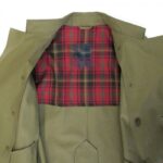 Double Textured Cotton Trenchcoat