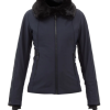Faux Fur Collar Soft Shell Ski Jacket