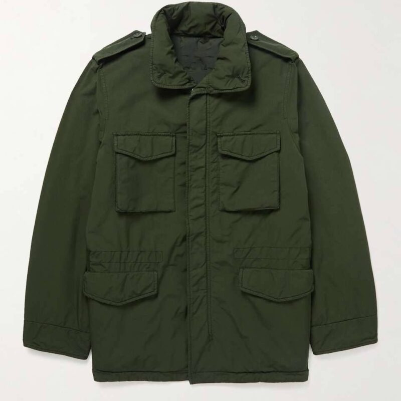 Garment-Dyed Padded Shell Field Jacket