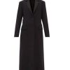 Martingale Belt Longline Wool Tuxedo Coat