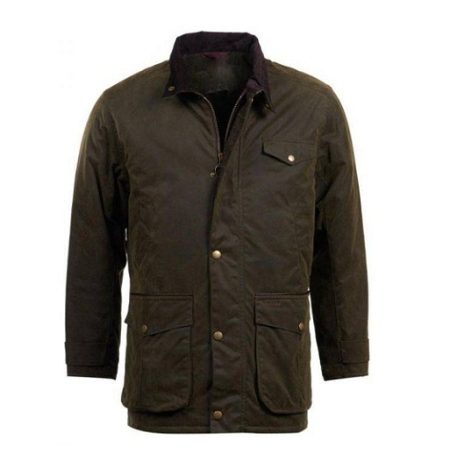 Men's Olive Wax Field Jacket