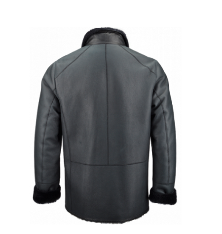 Mens Sheepskin Blue Flight Jacket