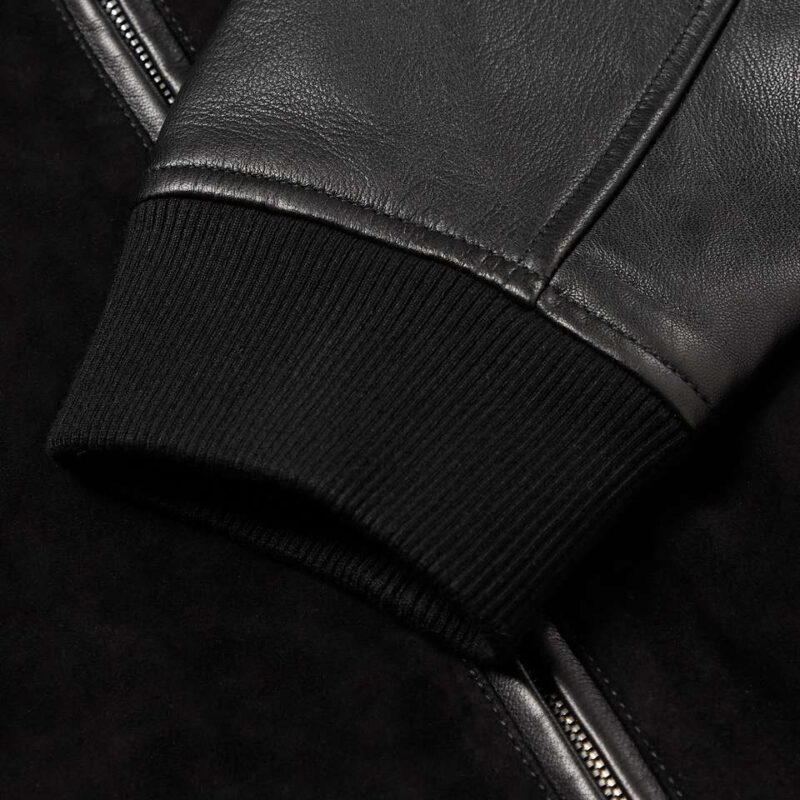 Otis Suede Leather Bomber Jacket