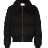 Monogram Black Padded Puffer Flight Jacket