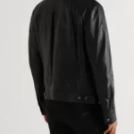 Shearling-Trimmed-Padded-Leather-Jacket