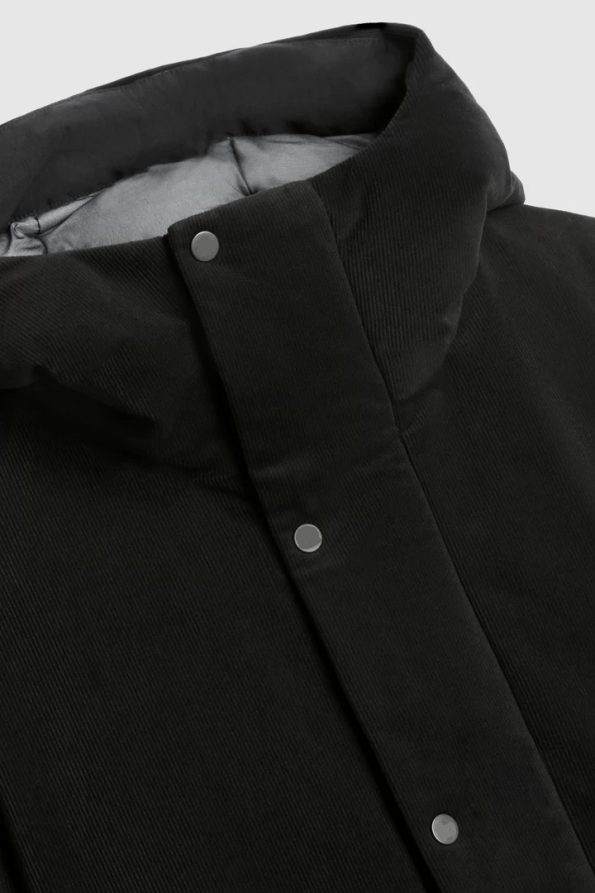 Parka Wool Black Blend Jacket
