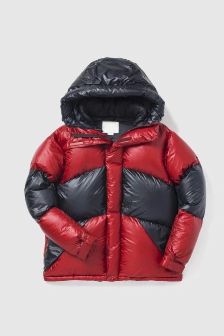 Parka Red And Black Puffer Jacket