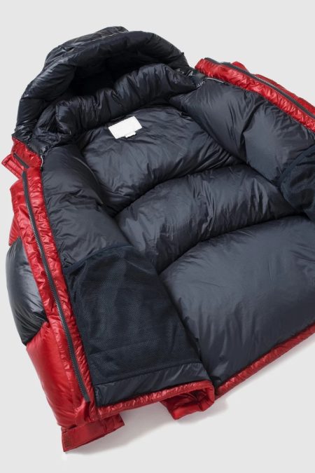 Parka Red And Black Puffer Jacket