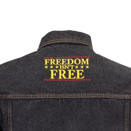 Back Freedom Isn't Free Men's Denim Jacket