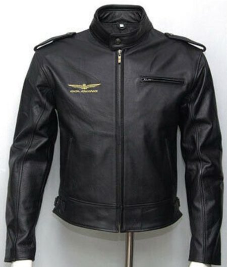 Goldwing Black Leather Moto Jacket