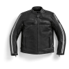 Leather Motorcycle TwinStripes Jacket