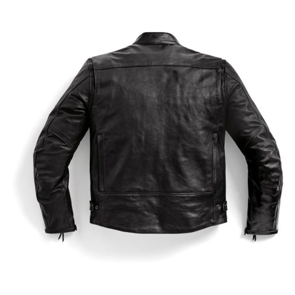 Leather Motorcycle TwinStripes Jacket
