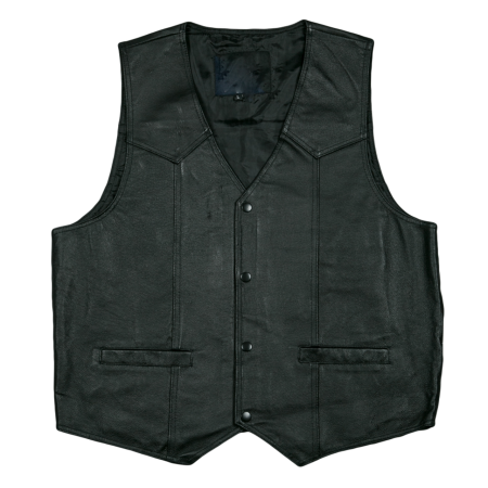 Men's US Navy Leather Vest