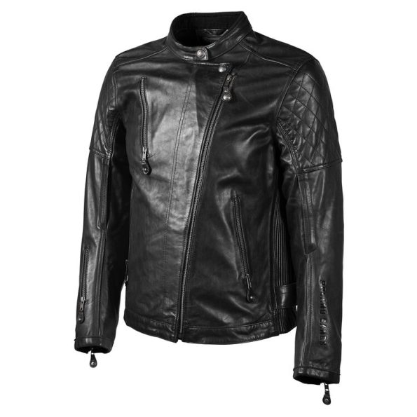 Relaxed Shorty Snap Collar Moto Jacket