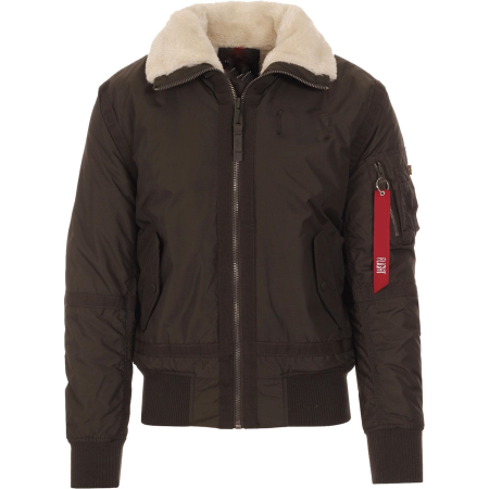 Teddy Faux Fur Collar Flight Jacket